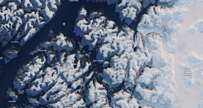Detección de movilidad de hielo flotante en el Canal Wide: un desafío para la navegación austral