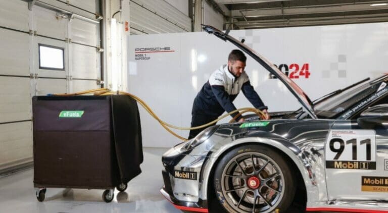 El e-combustible producido en Magallanes sigue brillando en la Porsche Mobil 1 Supercup en Europa