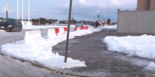 Censista de 50 años sufrió accidente a causa del hielo mientras se dirigía a su centro de rehabilitación