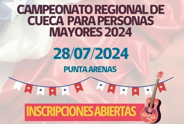 Campeonato Regional de Cueca para Personas Mayores: se promueve el envejecimiento activo en Magallanes