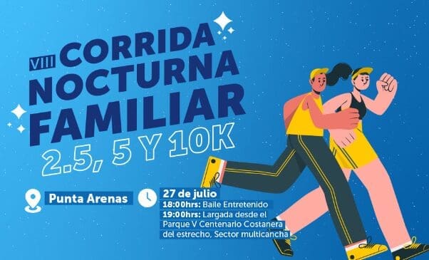 Gran participación en la Corrida Nocturna Familiar: más de 5.400 inscritos para el evento en la Costanera