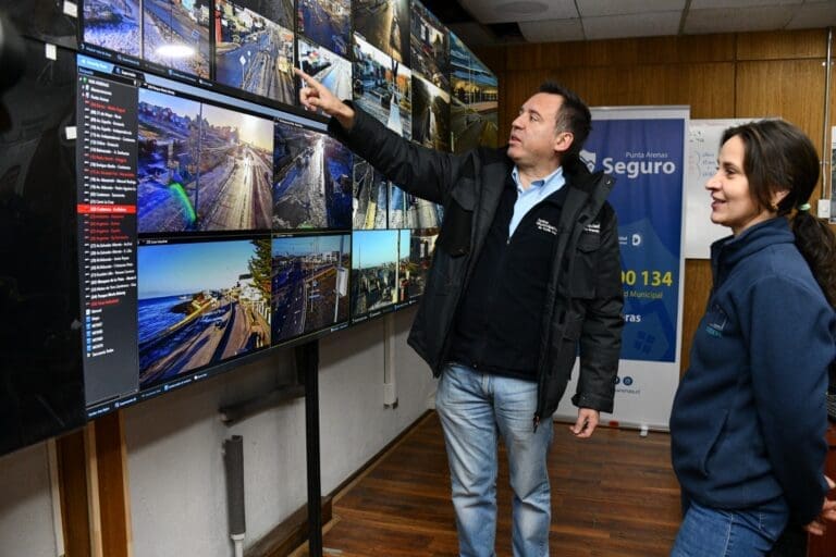 Amplían sistema de televigilancia en Punta Arenas para mejorar la seguridad ciudadana