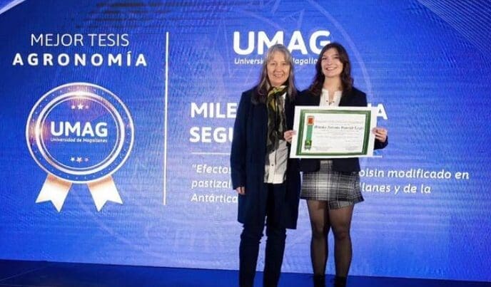 Ingeniera agrónoma recibe reconocimiento por su innovadora tesis en agroindustria sostenible en Magallanes