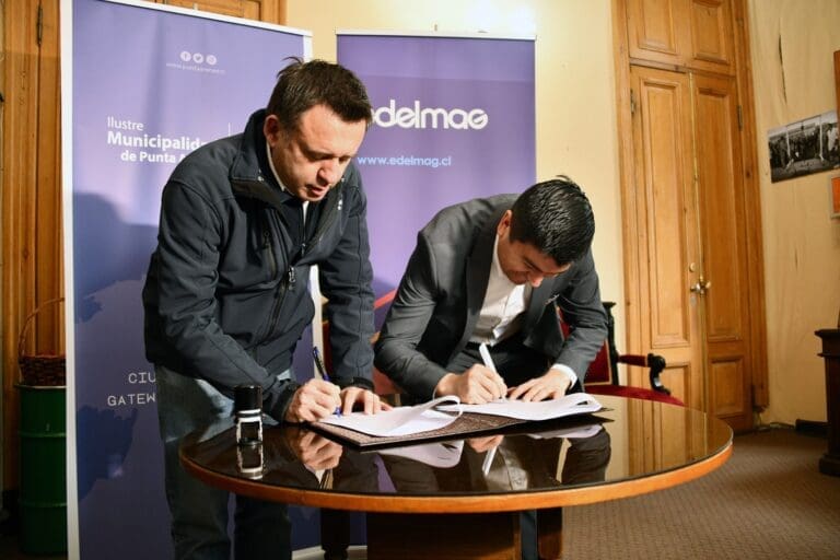 Municipalidad de Punta Arenas y Edelmag se alían para reducir la huella de carbono en un 30% para 2030