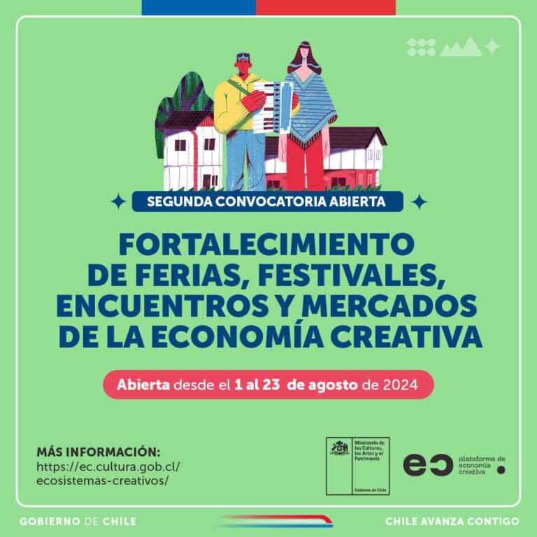 Ministerio de las Culturas abre convocatoria para fortalecer ferias y festivales de la economía creativa