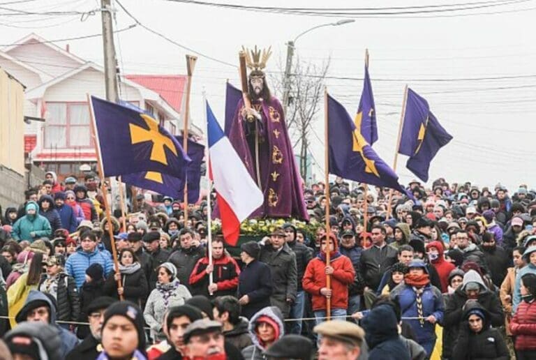 Realizan invitación a la Festividad de Jesús Nazareno en Magallanes