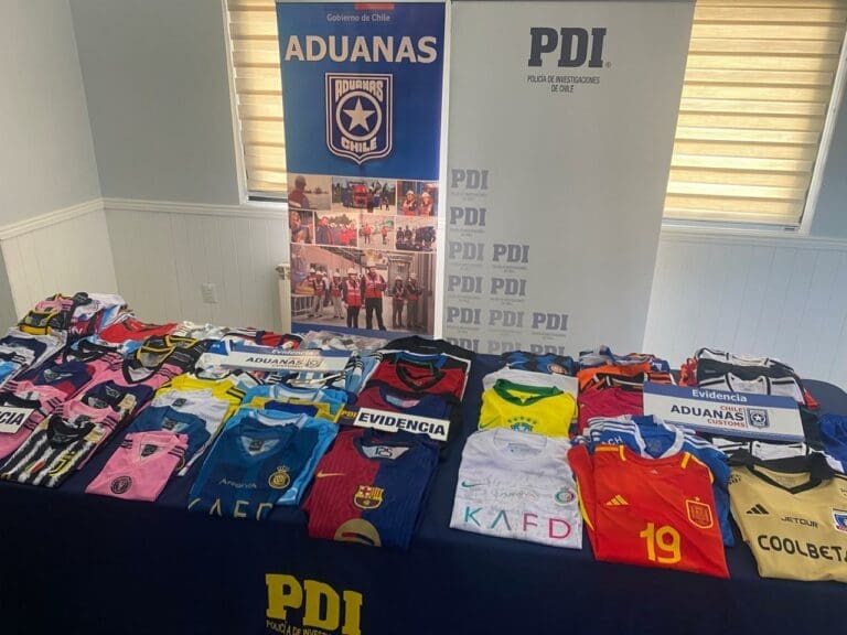 Incautan más de un centenar de prendas deportivas falsificadas en Punta Arenas