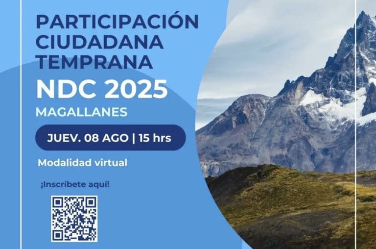 Taller Virtual para compromisos climáticos de Chile, se realizará este jueves 8 de agosto en la región de Magallanes 