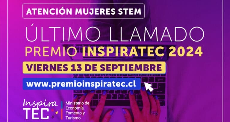 Último llamado para postular al Premio InspiraTEC 2024
