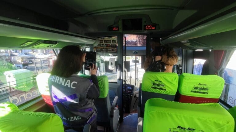 Autoridades regionales realizan fiscalización preventiva a buses interurbanos por Fiestas Patrias