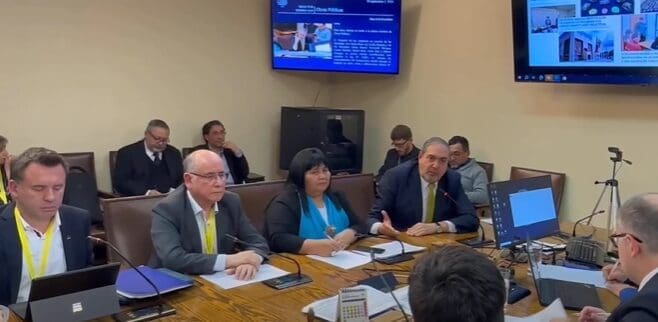 Autoridades regionales realizan presentación en la Cámara de Diputados sobre seguridad en Magallanes