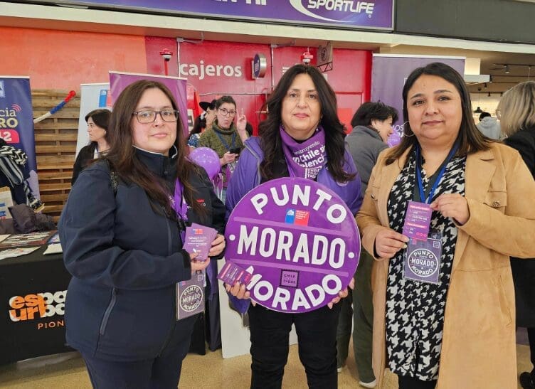 Instalan “Puntos Morados” durante Fiestas Patrias para prevenir y denunciar violencia de género