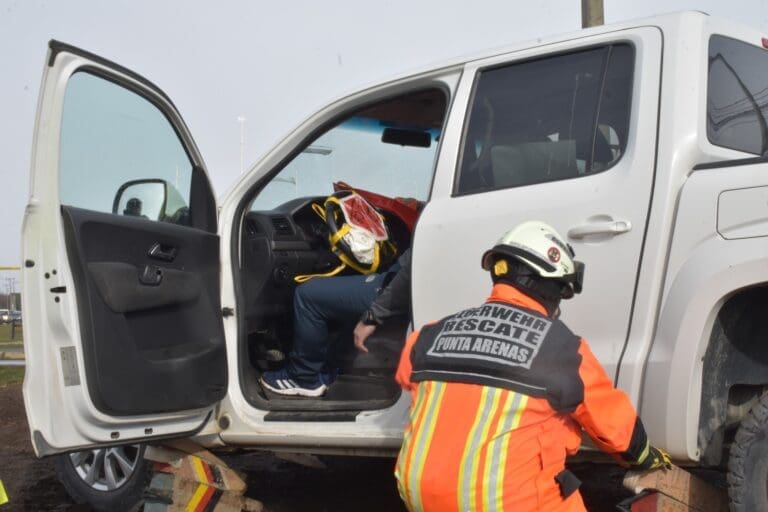 Se realizó simulación de accidente de tránsito para reforzar mensaje preventivo para Fiestas Patrias