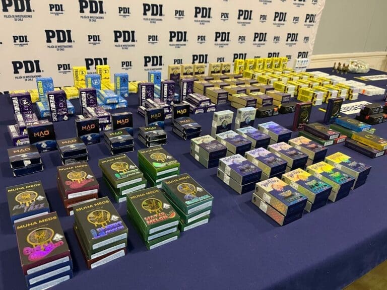 PDI incauta 244 contenedores de resina de Cannabis en Punta Arenas valorados en 10 millones de pesos