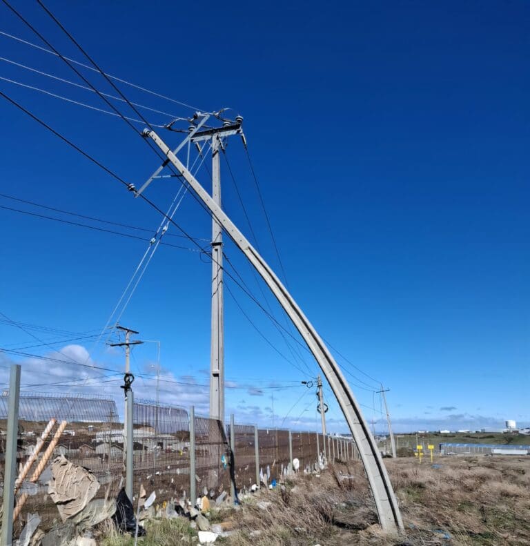 Edelmag informó sobre el comportamiento del sistema eléctrico en Punta Arenas durante el temporal de viento