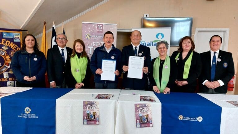 Aguas Magallanes y Club de Leones Cruz del Sur se unen para apoyar las Jornadas por la Rehabilitación