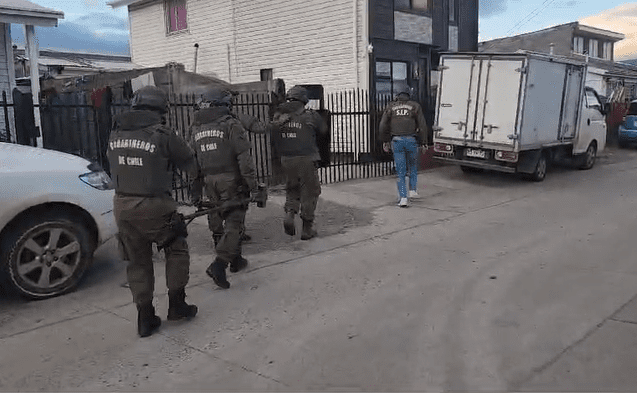 Se realizaron detenciones en Punta Arenas por lesiones graves, porte de arma y hurto