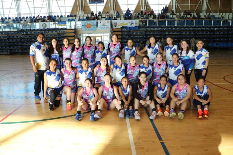 Se realizó inauguración del Torneo Sudamericano de Básquetbol Escolar U14 Femenino en Natales