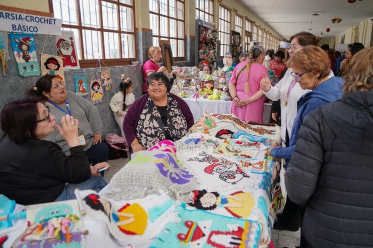 Cierre anual de talleres municipales: mil adultos mayores participaron en la Feria del Adulto Mayor 2024