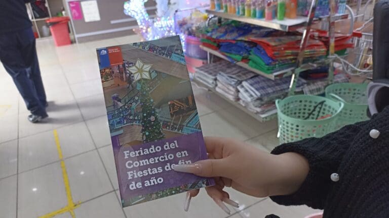 Autoridades refuerzan fiscalización de feriados irrenunciables en comercio durante fiestas de fin de año