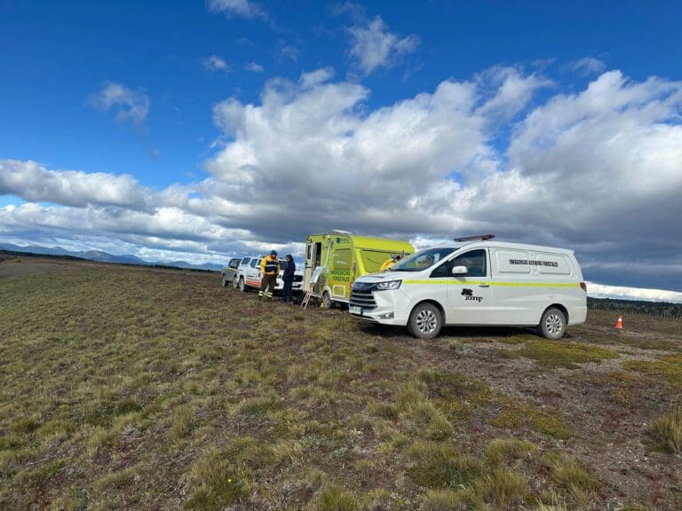 Simulacro de incendio forestal en Tierra del Fuego fortalece coordinación ante emergencias