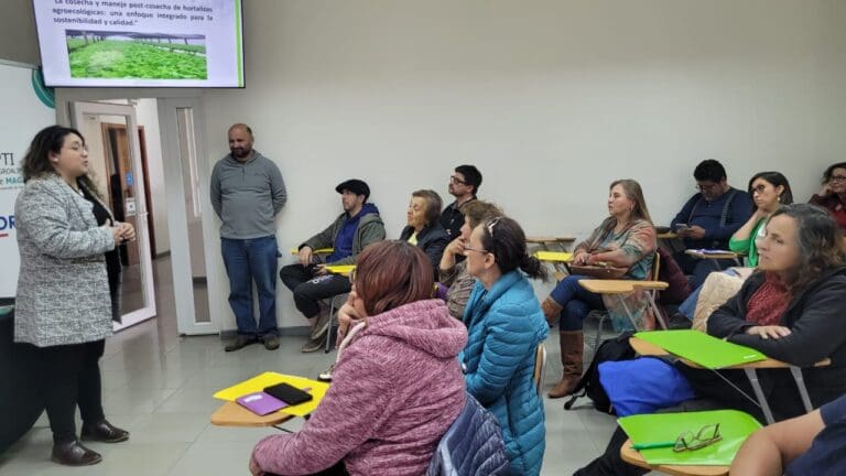 Agricultoras de Magallanes fortalecen sus habilidades en agroecología y manejo postcosecha