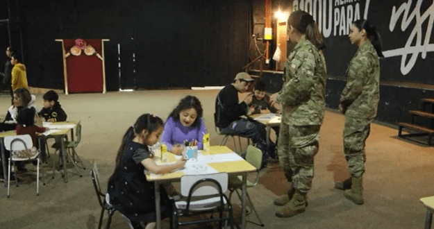 Regimiento de Telecomunicaciones del Ejército lleva alegría navideña a niños del Ministerio Familiar Cristiano