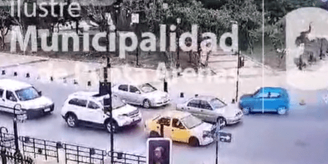 Mujer protagoniza maniobras peligrosas en Punta Arenas en aparente estado de inestabilidad mental