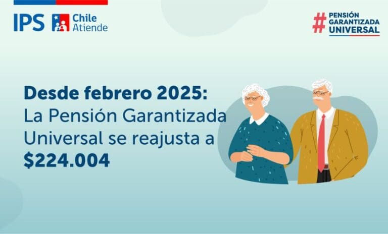 Pensión Garantizada Universal (PGU) aumentará su monto desde febrero de 2025